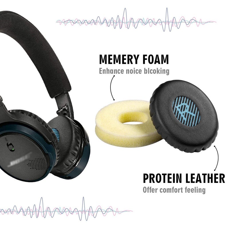AURTEC Replacement Earpads for Bose OE2 OE2i Sound Link On-Ear Headphones, AURTEC Ear Pads Cushion Headset Ear Cover, Black - Image 5